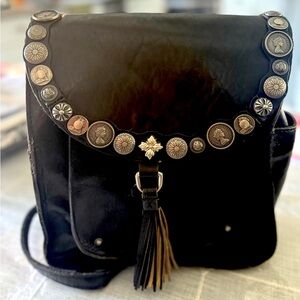 Patricia Nash sophisticated black backpack